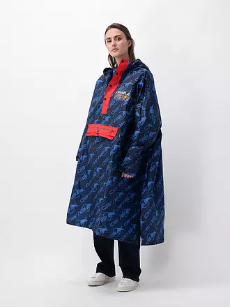 RAINKISS | Giacca antipioggia - Poncho antipioggia Black Polka | blau